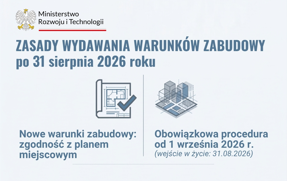 Zdjęcie do Ważne zmiany w wydawaniu warunk&oacute;w zabudowy i planach miejscowych...