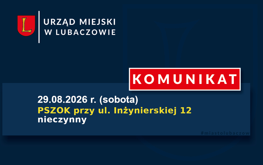 Zdjęcie do Komunikat! 29 sierpnia (sobota) PSZOK będzie nieczynny