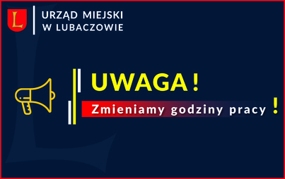 Zdjęcie do UWAGA! Zmiana godzin pracy Urzędu Miejskiego 24 grudnia