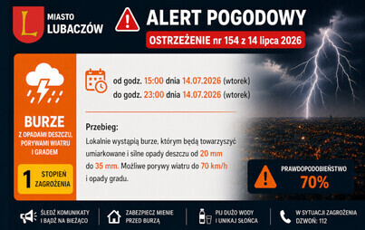 Zdjęcie do Uwaga! BURZE - IMiGW ostrzega!