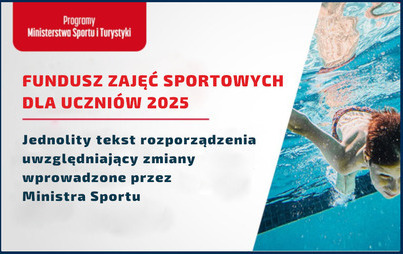 Zdjęcie do Dofinansowanie z Funduszu Zajęć Sportowych dla Uczni&oacute;w - zmiany