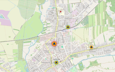 Zdjęcie do Mapa miejsc schronienia dostępna dla każdego mieszkańca