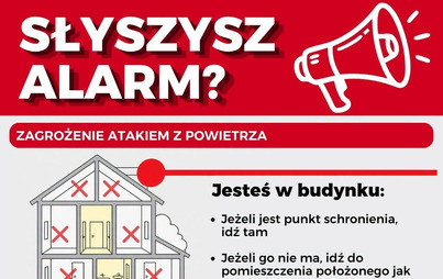 Zdjęcie do Słyszysz alarm? Wiesz co robić?