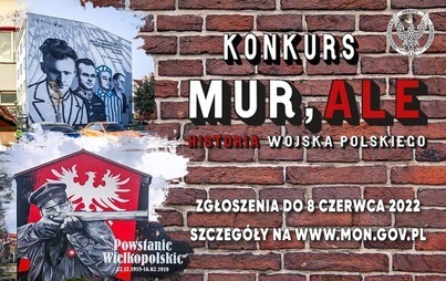 Kolaż złożony z kilku murali poruszających tematykę wojska polskiego.