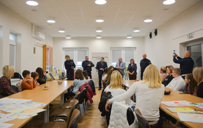 Zdjęcie do W Komendzie Powiatowej Policji podsumowano konkurs &bdquo;Bezpieczne Wakacje 2023&rdquo;