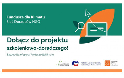Zdjęcie do Dołącz do projektu Fundusze dla Klimatu - Sieć Doradc&oacute;w NGO!