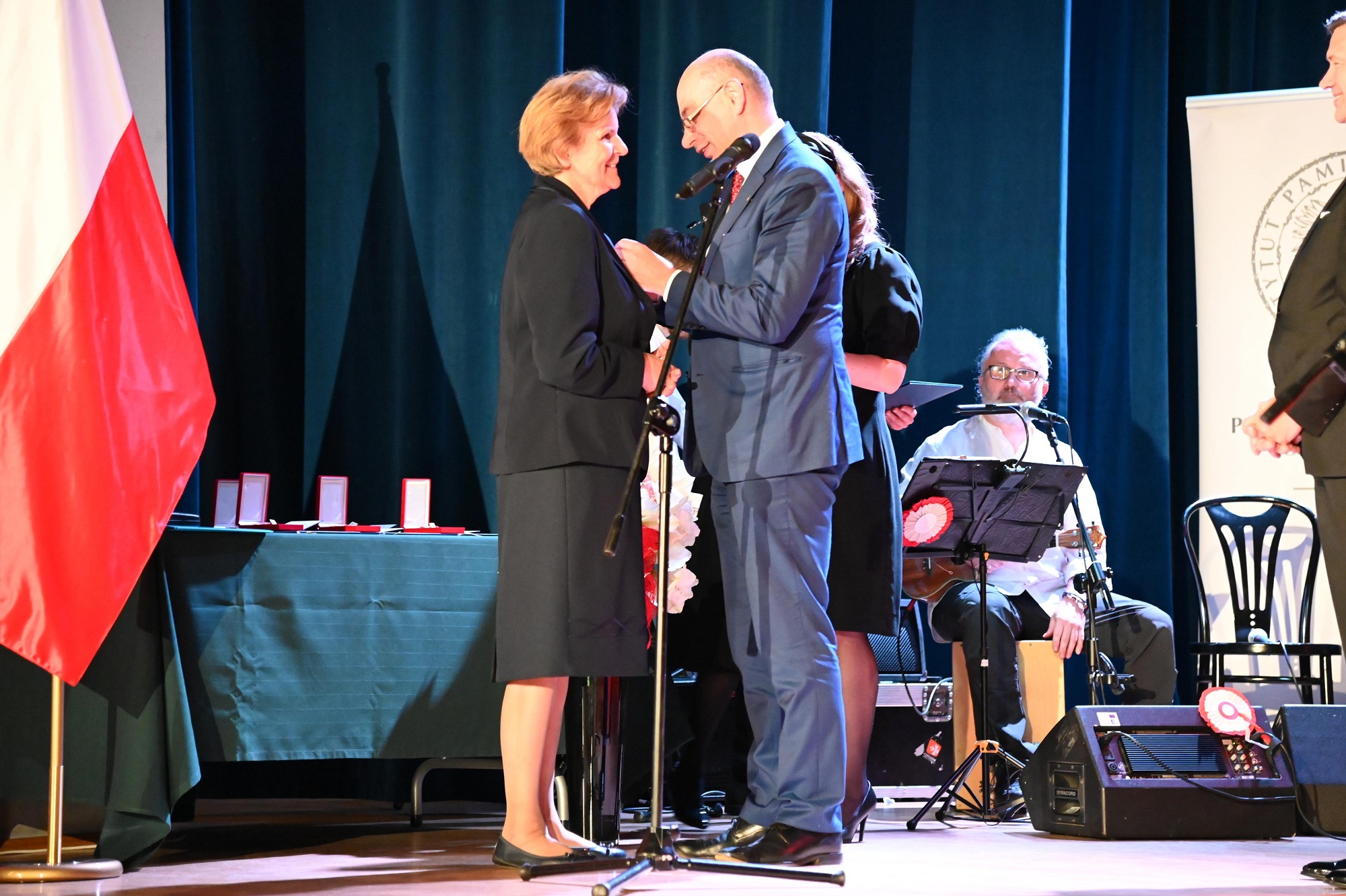 Barbara Janczura podczas uroczystości wręczenia Nagrody honorowej "Świadek Historii" w Rzeszowie