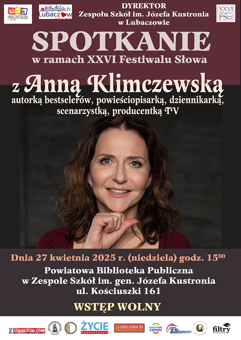 Spotkanie z Anną Klimczewską w Lubaczowie