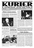 Okładka Kuriera Lubaczowskiego - na górze tytuł gazety poniżej treści artykułów oraz trzy zdjęcia